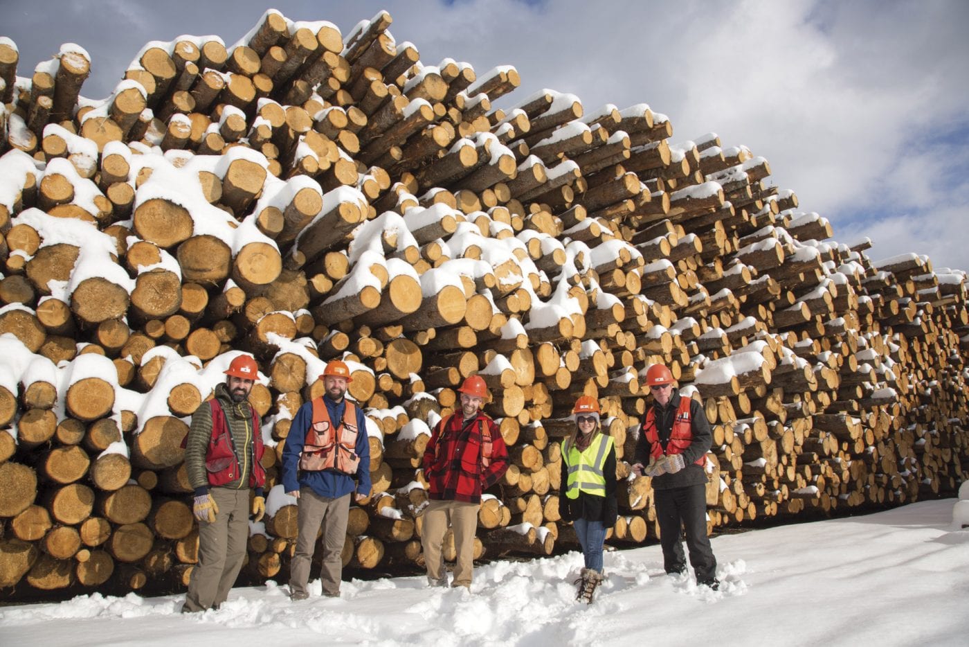 Molpus Woodlands crew near Tupper Lake, New York.