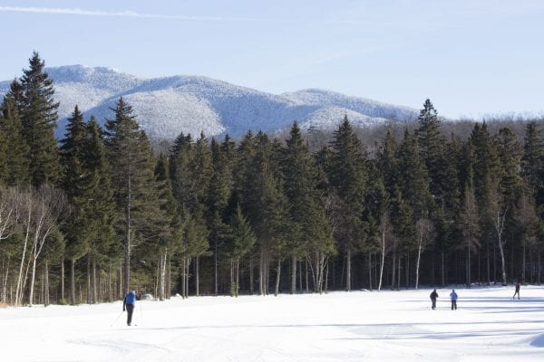 Mount Van Hoevenberg installed a snowmaking machine last winter in an effort to extend its skiing season, especially during warm winters when natural snow is scarce.