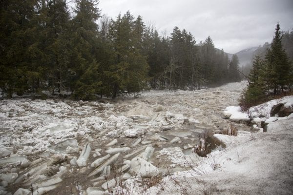 Ausable River Ice Jam