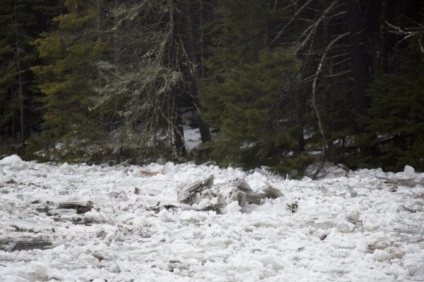 Ausable River Ice Jam