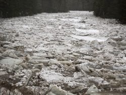 Ausable River Ice Jam