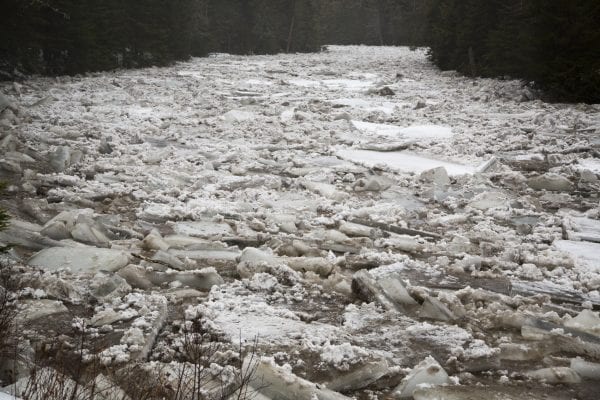 Ausable River Ice Jam