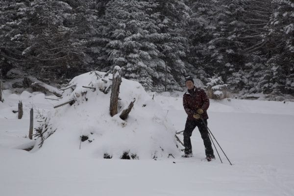 Old Mountain Road is part of the Jackrabbit Ski Trail. It runs from Mountain Lane in Lake Placid to Alstead Hill Road in Keene, making for a scenic ski in the winter months. Photo by Mike Lynch