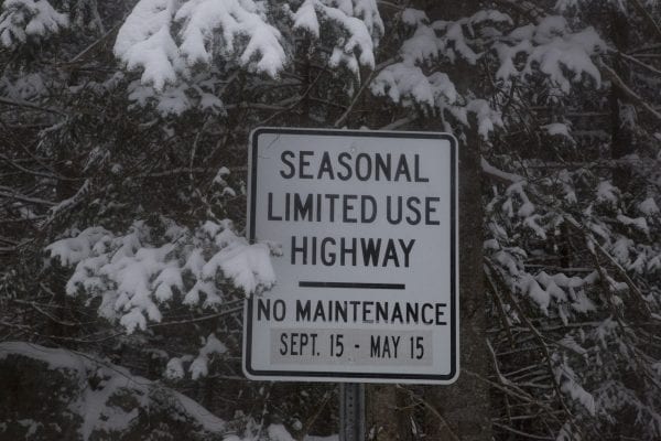 Old Mountain Road is part of the Jackrabbit Ski Trail. It runs from Mountain Lane in Lake Placid to Alstead Hill Road in Keene, making for a scenic ski in the winter months. Photo by Mike Lynch
