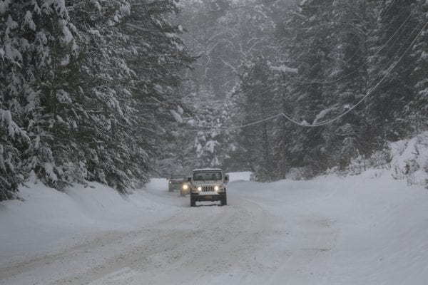 Snowy Saranac Lake