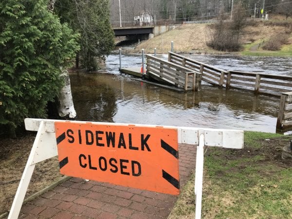 Flooding emergency in Saranac Lake