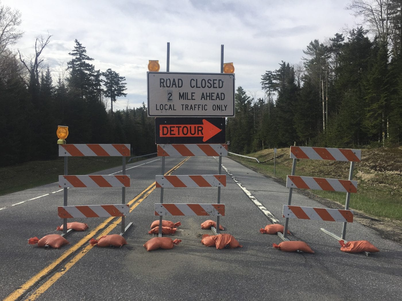 Route 30 near Long Lake to open today