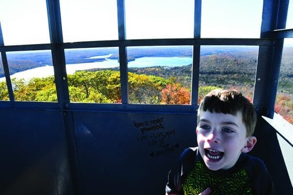 kane mountain fire tower in fulton county