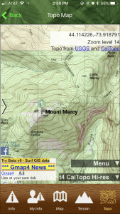 Marcy topo