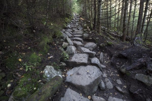 Scenes from a hike to Algonquin Peak from Adirondack Loj in late September. Photo by Mike Lynch