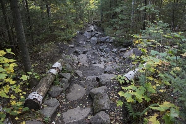 Scenes from a hike to Algonquin Peak from Adirondack Loj in late September. Photo by Mike Lynch