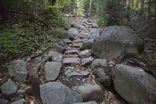 Scenes from a hike to Algonquin Peak from Adirondack Loj in late September. Photo by Mike Lynch