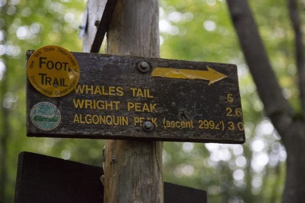 Scenes from a hike to Algonquin Peak from Adirondack Loj in late September. Photo by Mike Lynch