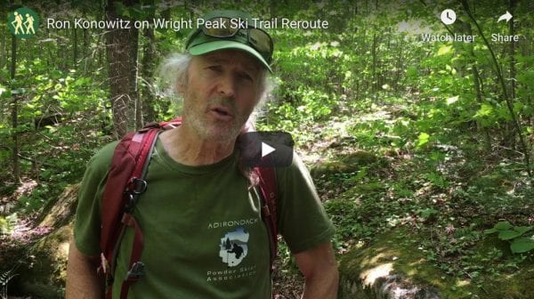 Ron Konowitz talks about Wright Peak Ski Trail reroute