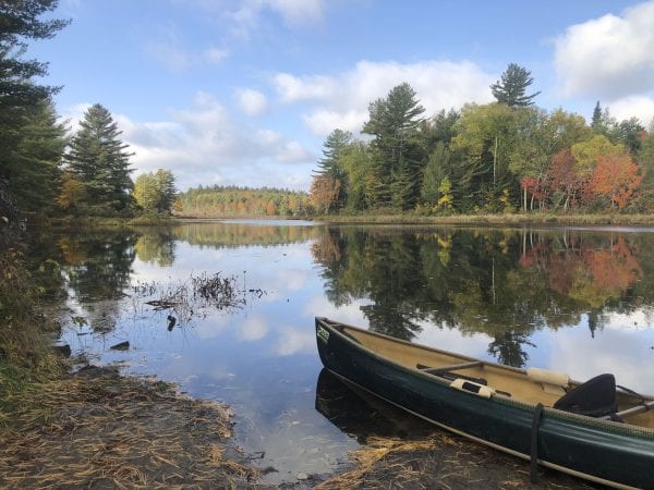 The put-in for Round Lake near Little Tupper Lake. Photo by Phil Brown