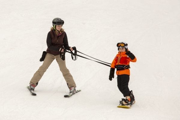 The Adaptive Winter Sports Program is one of many programs the Double H Ranch in Lake Luzerne offers children with chronic illnesses or disabilities. Photo by Mike Lynch