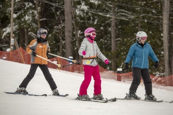 The Adaptive Winter Sports Program is one of many programs the Double H Ranch in Lake Luzerne offers children with chronic illnesses or disabilities. Photo by Mike Lynch