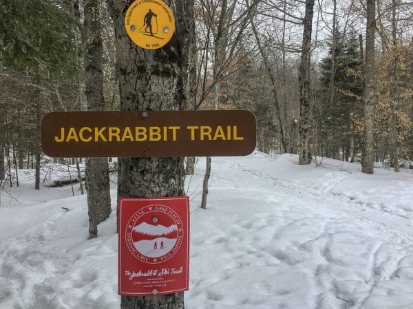 Skiing the Jackrabbit Trail