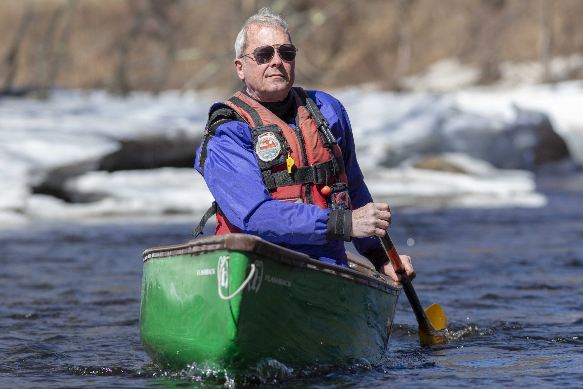 Winter paddling on the Cedar River