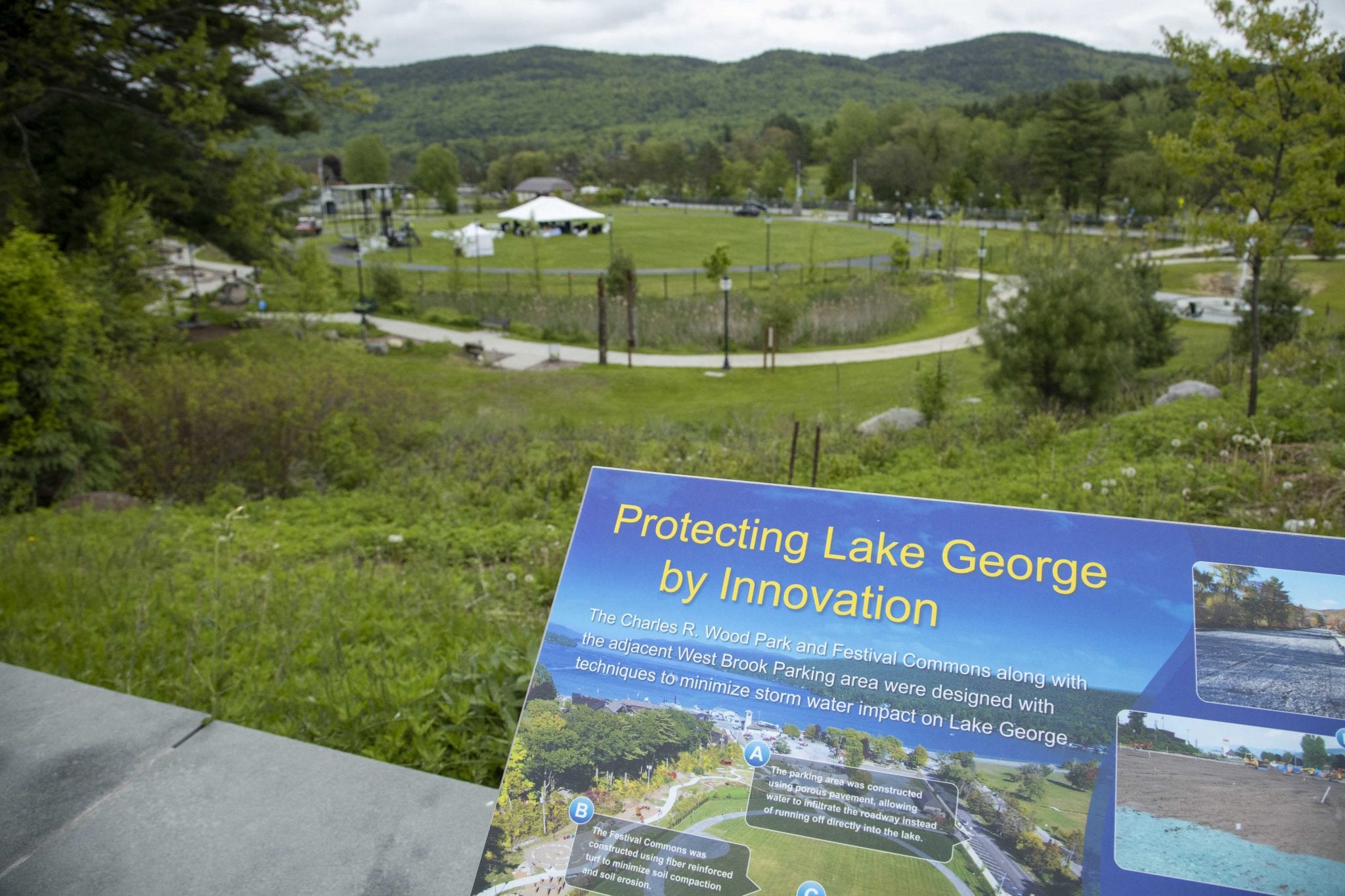 Former Lake George entertainment hub now filters pollutants