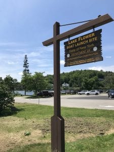 Lake Flower boat launch