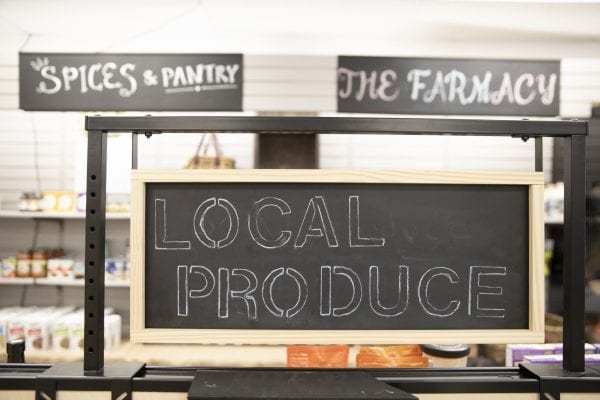 The Keeseville Pharmacy has started selling food to meet a demand in the local market. The Pharmacy has been able to add food to its business model with the help of ADK Action. Photo by Mike Lynch