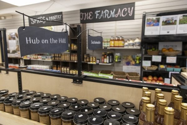The Keeseville Pharmacy has started selling food to meet a demand in the local market. The Pharmacy has been able to add food to its business model with the help of ADK Action. Photo by Mike Lynch