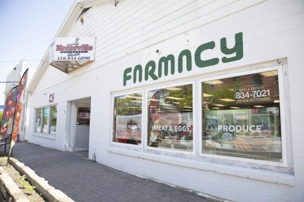The Keeseville Pharmacy has started selling food to meet a demand in the local market. The Pharmacy has been able to add food to its business model with the help of ADK Action. Photo by Mike Lynch