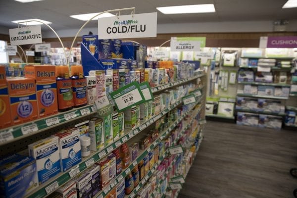 The Keeseville Pharmacy has started selling food to meet a demand in the local market. The Pharmacy has been able to add food to its business model with the help of ADK Action. Photo by Mike Lynch