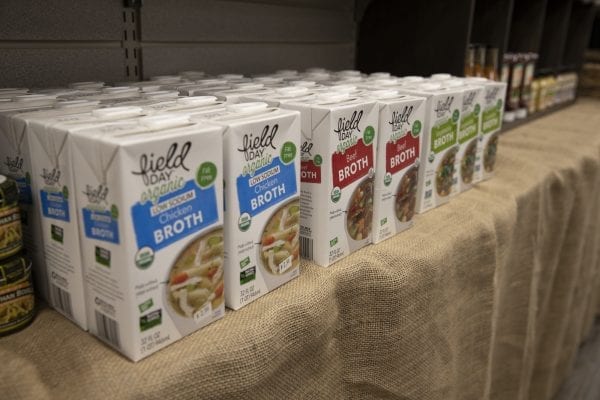 The Keeseville Pharmacy has started selling food to meet a demand in the local market. The Pharmacy has been able to add food to its business model with the help of ADK Action. Photo by Mike Lynch