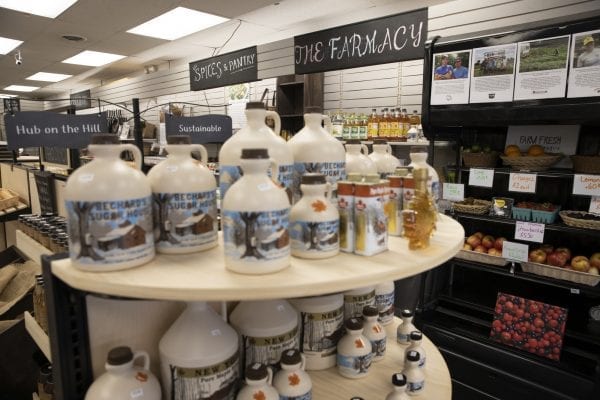 The Keeseville Pharmacy has started selling food to meet a demand in the local market. The Pharmacy has been able to add food to its business model with the help of ADK Action. Photo by Mike Lynch