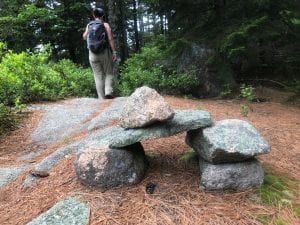 Bates Cairn hiker