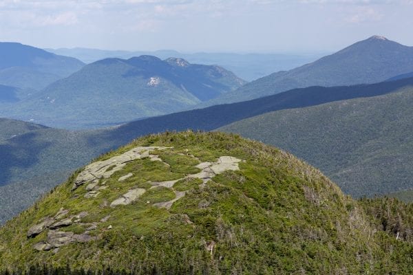 A view of the false summit on the northern side of Mount Colden. Photo by Mike Lynch
