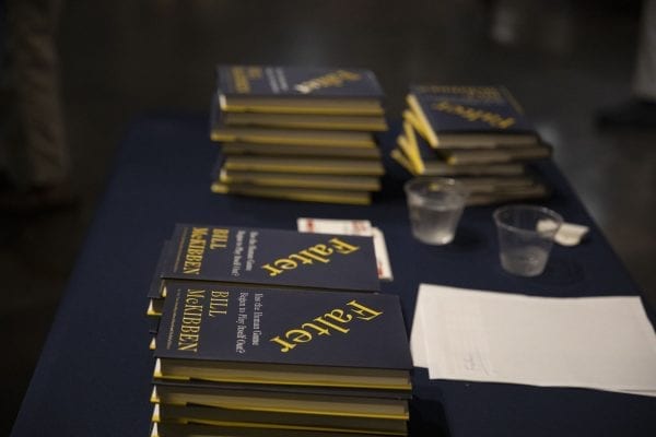 Bill McKibben's latest book. Photo by Mike Lynch