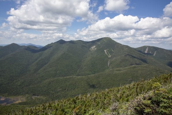 A view of the MacIntyre Mountain Range from the summit of Mount Colden. Photo by Mike Lynch