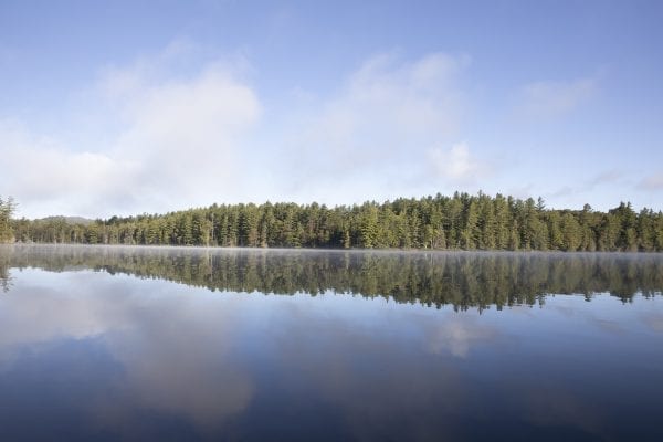 Scenes from Long Pond in the St. Regis Canoe Area in early September, where North Country Community College students in the Wilderness Recreation Leadership program where in the midst of a monthlong backcountry trip. Photo by Mike Lynch