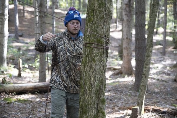 Scenes from Long Pond in the St. Regis Canoe Area in early September, where North Country Community College students in the Wilderness Recreation Leadership program where in the midst of a monthlong backcountry trip. Photo by Mike Lynch