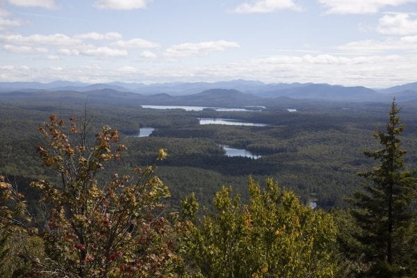 Scenes from Long Pond Mountain in the St. Regis Canoe Area in early September, where North Country Community College students in the Wilderness Recreation Leadership program where in the midst of a monthlong backcountry trip. Photo by Mike Lynch