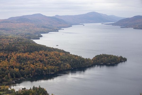 A view of Lake George from Anthony's Nose. Photo by Mike Lynch
