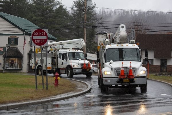 Power was knocked out for hundreds of people in Hamilton County as a result of the Halloween storm. Photo by Mike Lynch