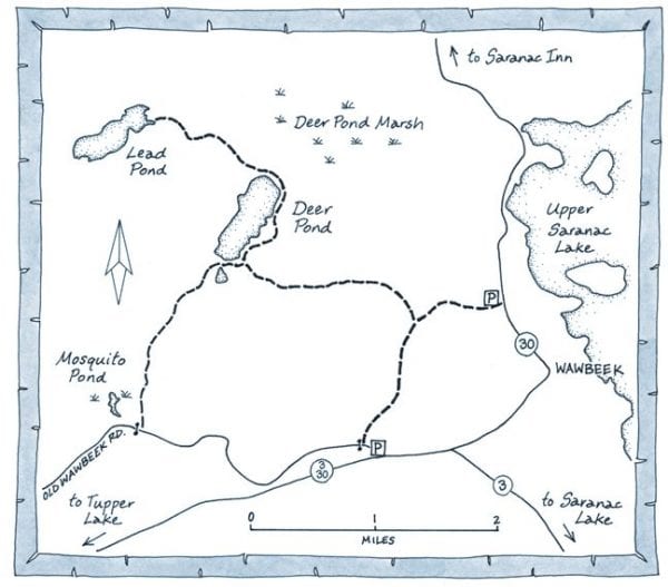 deer pond map