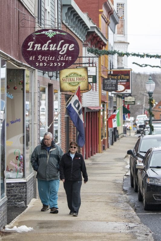 Located at the northern end of Lake George, Ticonderoga faces many of the same challenges as other rural upstate towns. Good paying jobs are scarce, which can make it hard to draw and retain younger families. However, local leaders are working toward a brighter future, relying on the town’s historic past and restoring establishments that were lost to fires or had fallen in disrepair. Photo by Mike Lynch