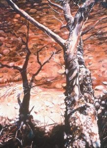 painting of trees