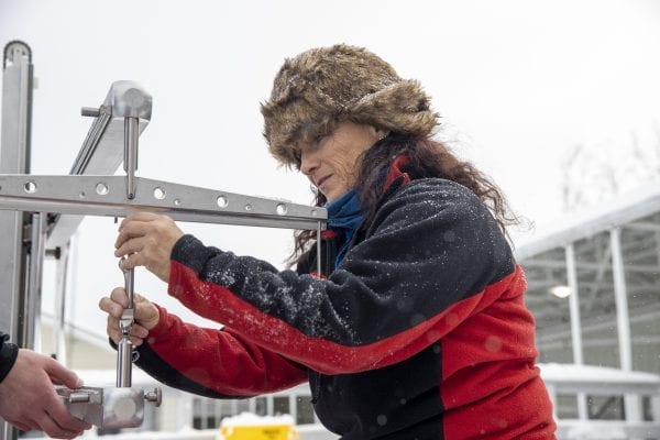 Luge official Peggy Mousaw was featured in the Trailblazer column in the May issue of the Explorer. She volunteered at luge events until the pandemic caused the season to end prematurely. Photo by Mike Lynch