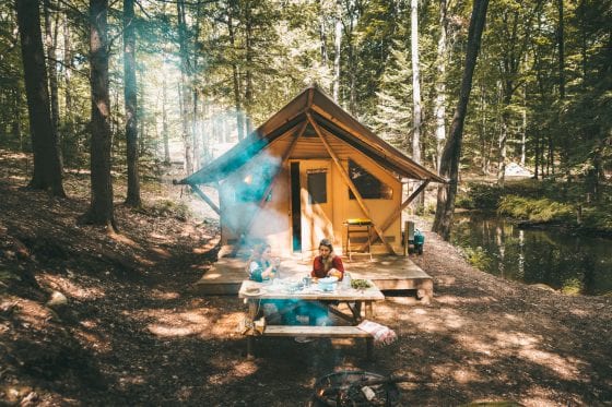 Huttopia opens Adirondack campground for Memorial Day bookings
