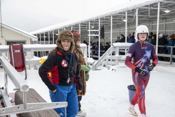 Behind the scenes with USA Luge Race Official Peggy Mousaw at the Youth National Seeding Races and Championships in February at the Mount Van Hoevenberg Sports Complex in Lake Placid. Photo by Mike Lynch
