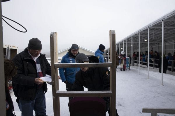 Behind the scenes with USA Luge Race Official Peggy Mousaw at the Youth National Seeding Races and Championships in February at the Mount Van Hoevenberg Sports Complex in Lake Placid. Photo by Mike Lynch