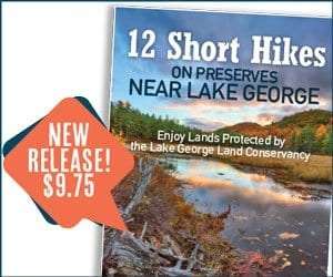 Book of 12 Short Hikes on preserves near lake George