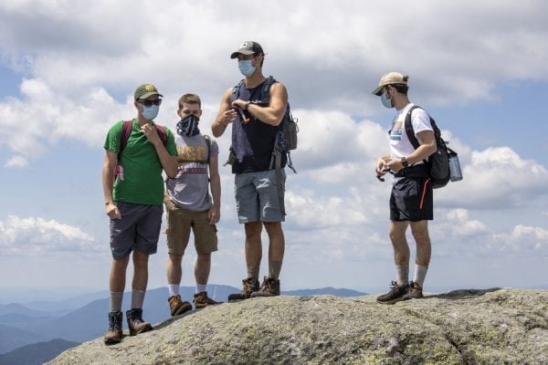 The 5,344-foot Mount Marcy, the tallest mountain in New York, continued to be a big draw for hikers during the pandemic. Photo by Mike Lynch