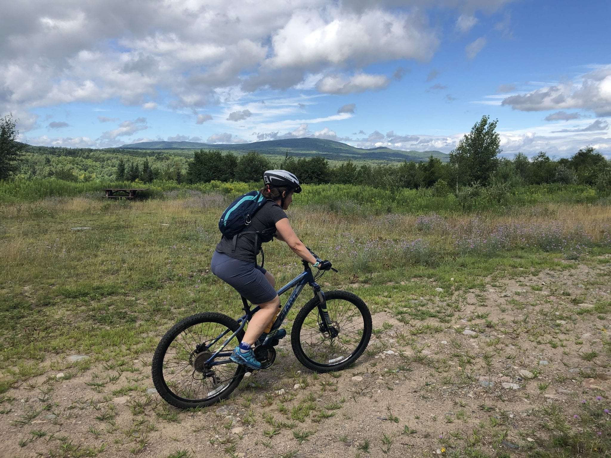 Barnes Pond biking